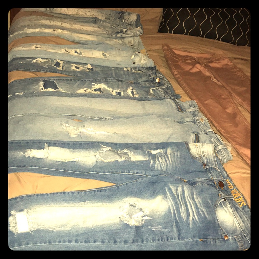 Six pairs of Jeans Bundle 😍👖🔥